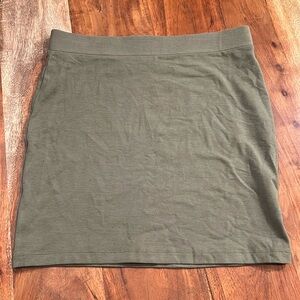 Green Mini Skirt
